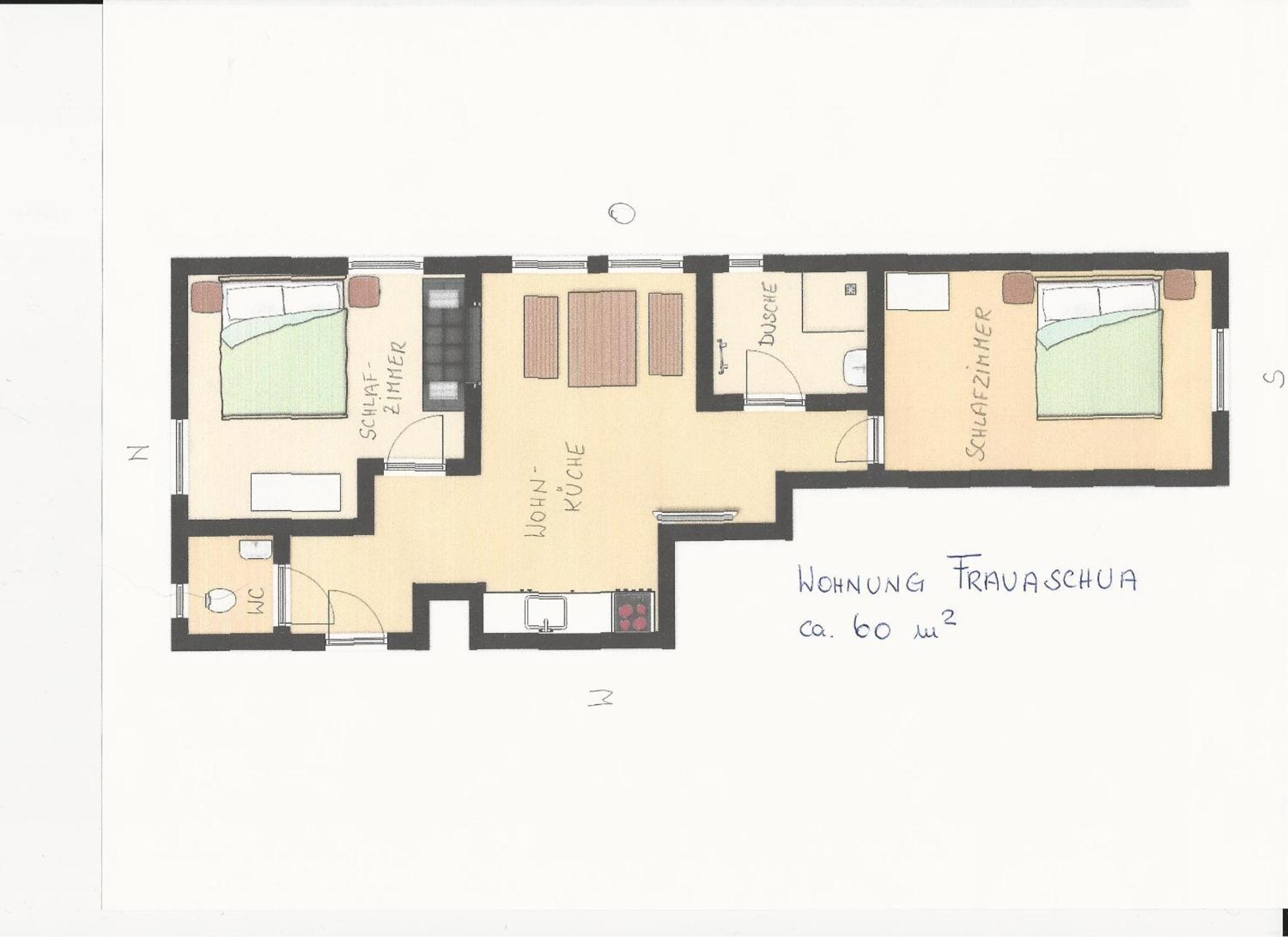 Haus Gaudenz Daire Warth  Oda fotoğraf